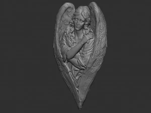 Angel relief 06 3D Print Model