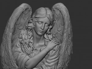 Angel relief 06 3D Print Model
