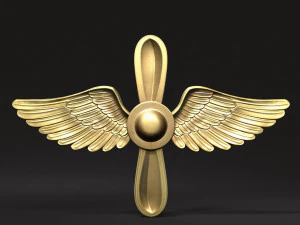 Emblème de revers de l'Armée de l'Air de l'Armée rouge Modèles 3D en vedette