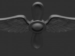 Red Army Air Force Lapel Emblem 3D Print Model