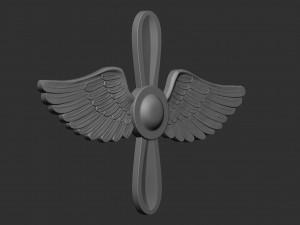 Red Army Air Force Lapel Emblem Modelo de impresión 3D