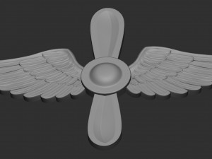 Red Army Air Force Lapel Emblem Modelo de impresión 3D