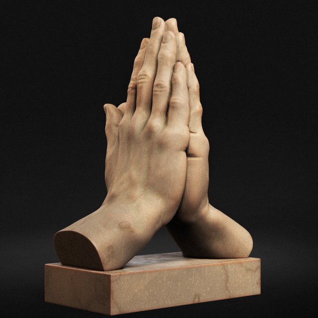 Blessing Hands 3D Принт Модель .c4d .max .obj .3ds .fbx .stl .blend 