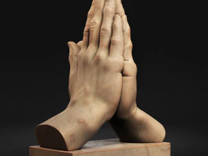 祝福の手 3Dプリントモデル