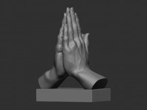 Blessing Hands 3D Print Model