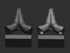 Blessing Hands 3D Принт Модель