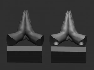 Blessing Hands 3D Print Model