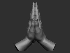 Blessing Hands 3D Print Model