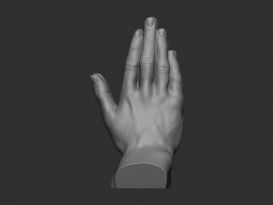 Blessing Hands 3D Принт Модель