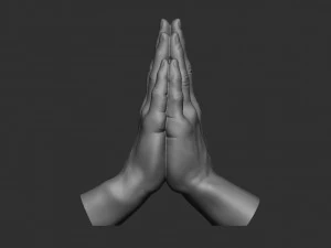 Blessing Hands 3D Print Model