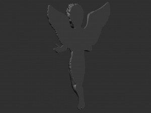 Angel Cupid Relief 02 3D 打印模型