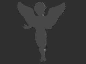 Angel Cupid Relief 02 3D Print Model