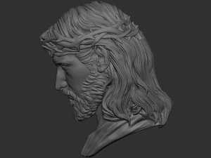 Cross 11 with Jesus 3D Print Model