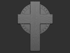Cross 11 with Jesus Model do druku 3D