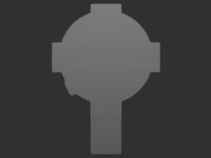 Cross 11 with Jesus 3D Print Model