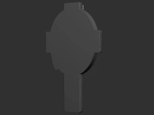 Cross 11 with Jesus 3D Print Model