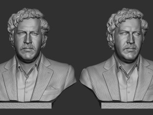 Pablo Escobar 3D-printmodel