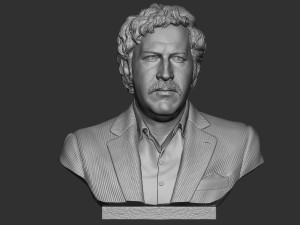Pablo Escobar 3D-printmodel