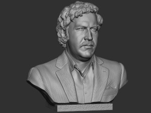 Pablo Escobar 3D-printmodel