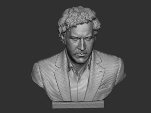 Pablo Escobar 3D-printmodel