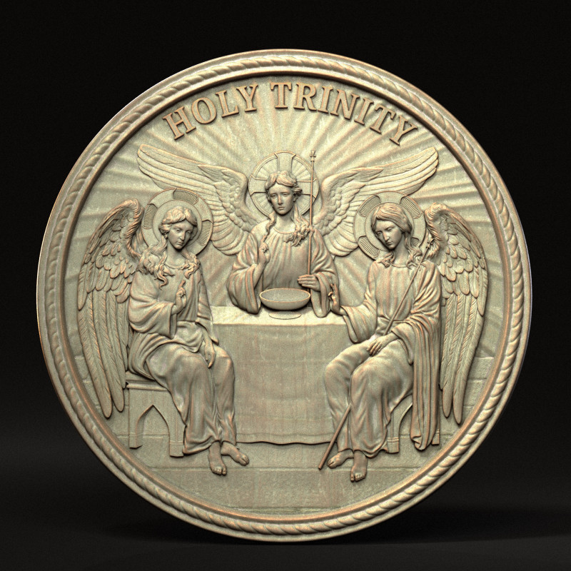 Holy Trinity 3Dプリントモデル .c4d .max .obj .3ds .fbx .stl .blend 