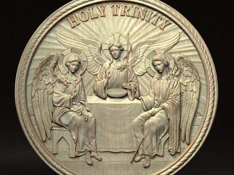 삼위일체 3D 프린트 모델