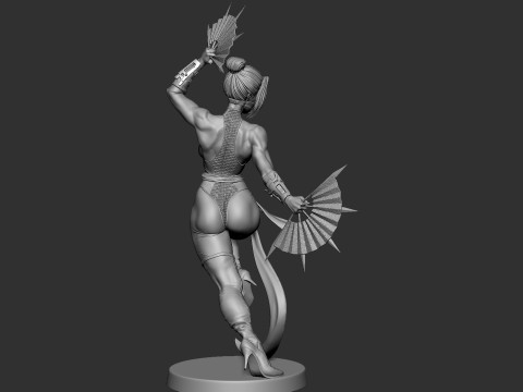 Kitana MK Model Cetak 3D