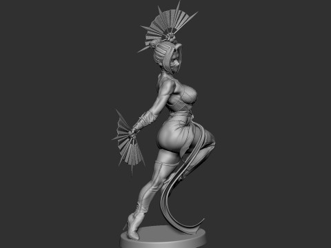 Kitana MK Model Cetak 3D