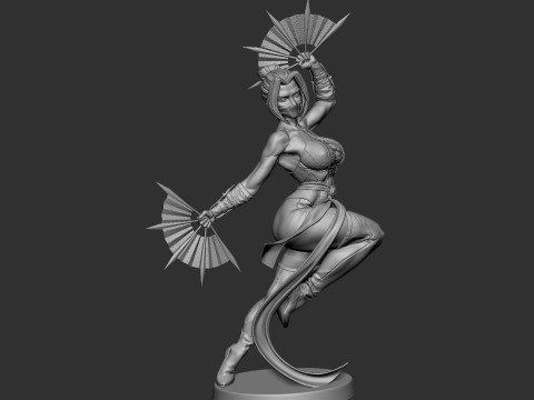 Kitana MK Model Cetak 3D