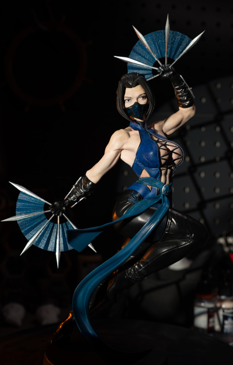 Kitana MK Model Cetak 3D .c4d .max .obj .3ds .fbx .stl .blend
