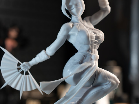 Kitana MK Model Cetak 3D
