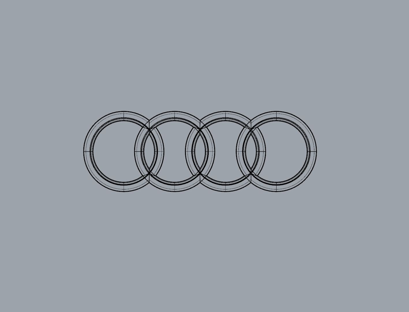 Audi logo illustration, Audi RS 2 Avant Car Logo, design, text, trademark,  monochrome png | PNGWing