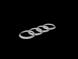 audi logo 3D Модель