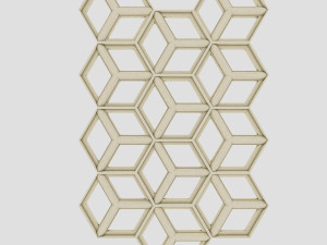 hexagon panel 3D-Modell