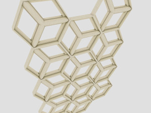hexagon panel 3D मॉडल