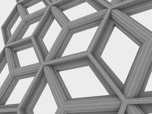 hexagon panel 3D मॉडल