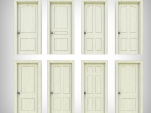 interior door collection 3D Model