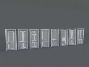 interior door collection 3D Model