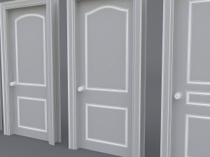 interior door collection 3D 模型