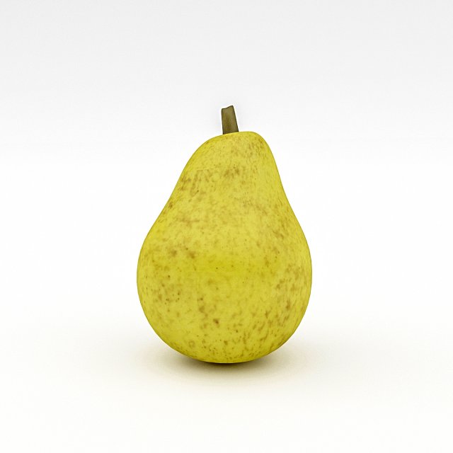 3d pear model Model 3D .c4d .max .obj .3ds .fbx .stl .blend 