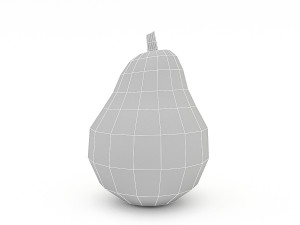 3d pear model Model 3D
