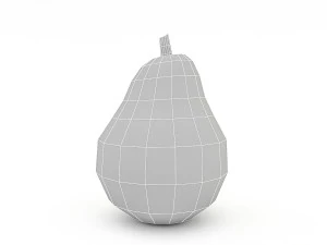 3d pear model 3D Model