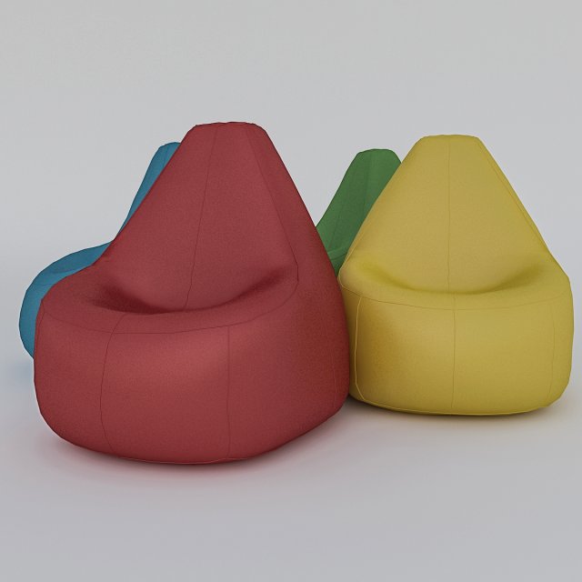 pear seat Model 3D .c4d .max .obj .3ds .fbx .stl .blend 