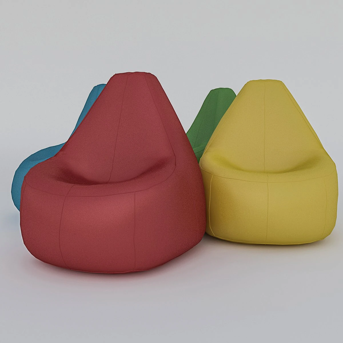 pear seat 3D Model .c4d .max .obj .3ds .fbx .stl .blend 