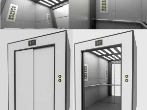 3d elevator 3D Model