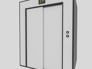 3d elevator 3D Model