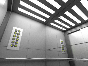 3d elevator 3D Model