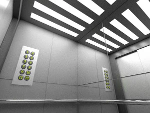 3d elevator 3D Model