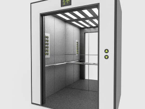 3d elevator 3D Model