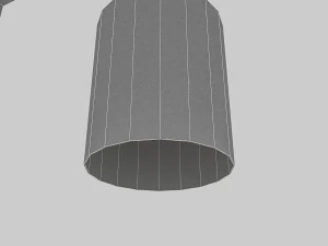 3d black floor lamp 3D Model
